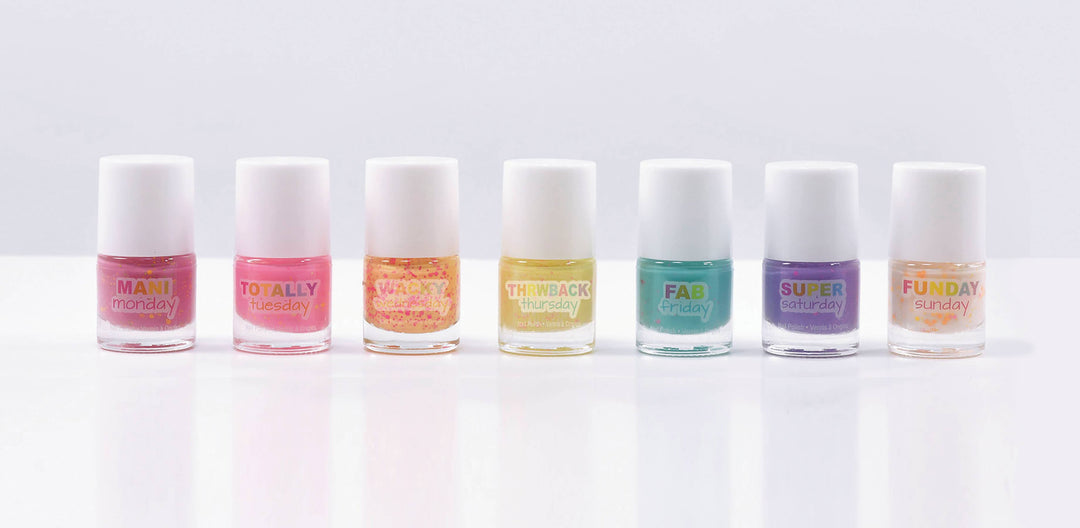 Iscream - Days Of The Week Nail Polish Set