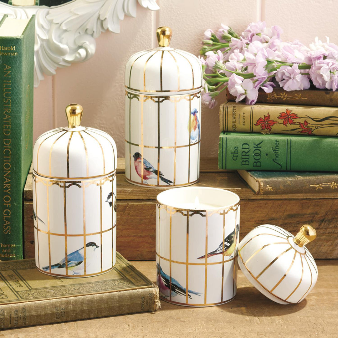 Gilded Cage Lidded Fill Candle