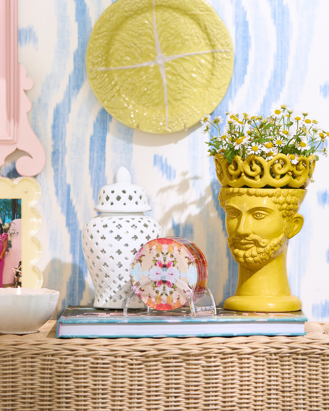 Tart By Taylor - Amber Fresco Coaster | Laura Park Designs x Tart By Taylor : Individual Coaster