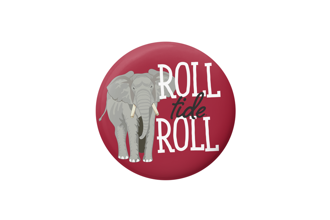 Cute As A Button - Alabama Mascot Button