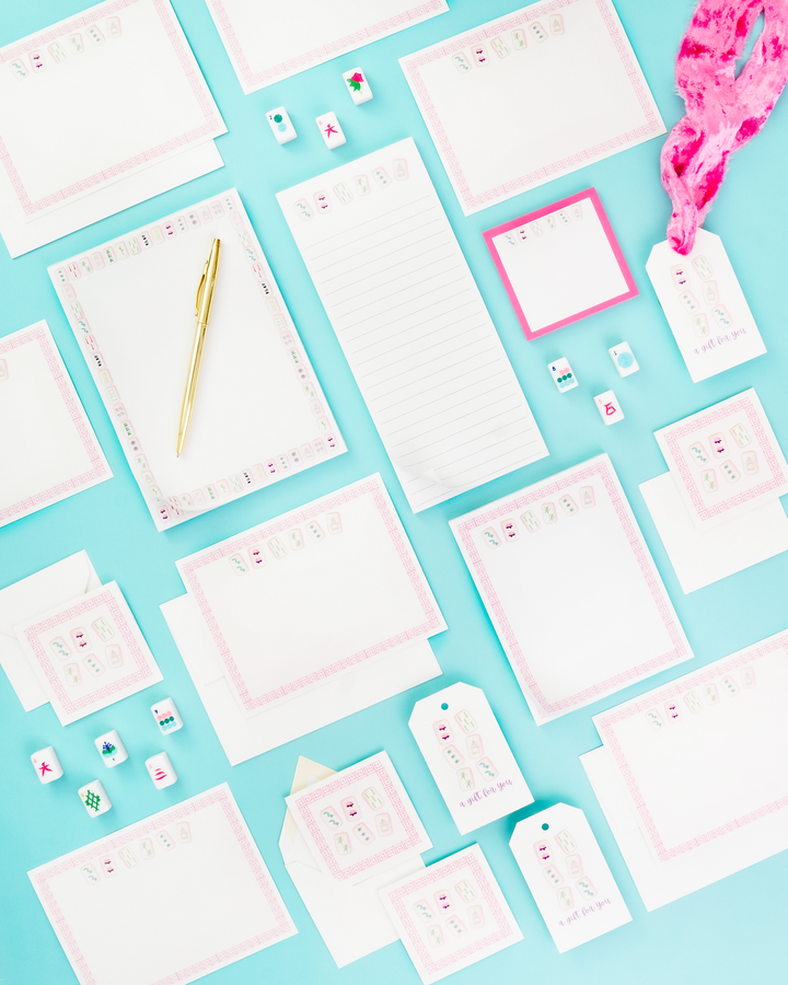 Busy Bee Gift - Bam Let's Mahj Mahjong Sticky Notes 3×3 inches