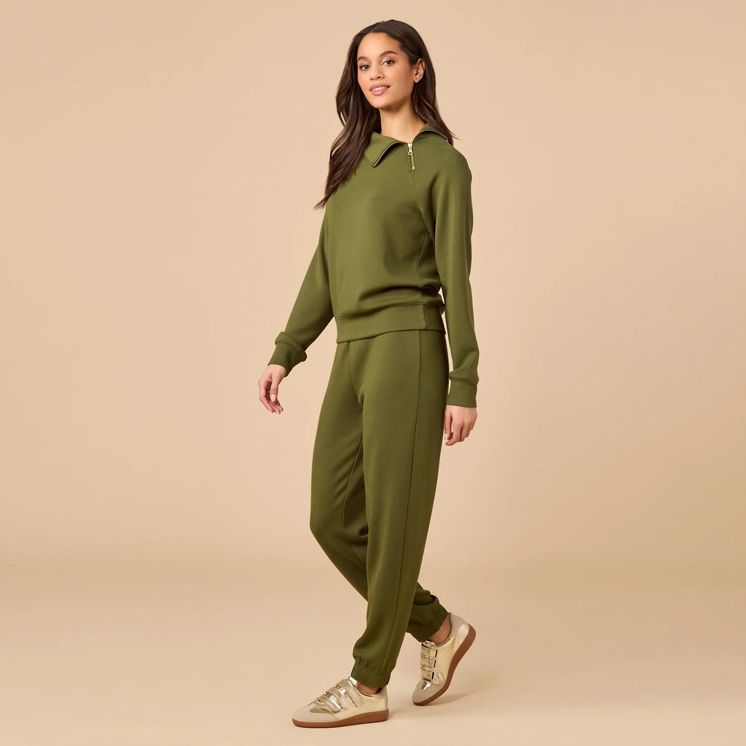 DreamTech Zip Mock Neck with Pant