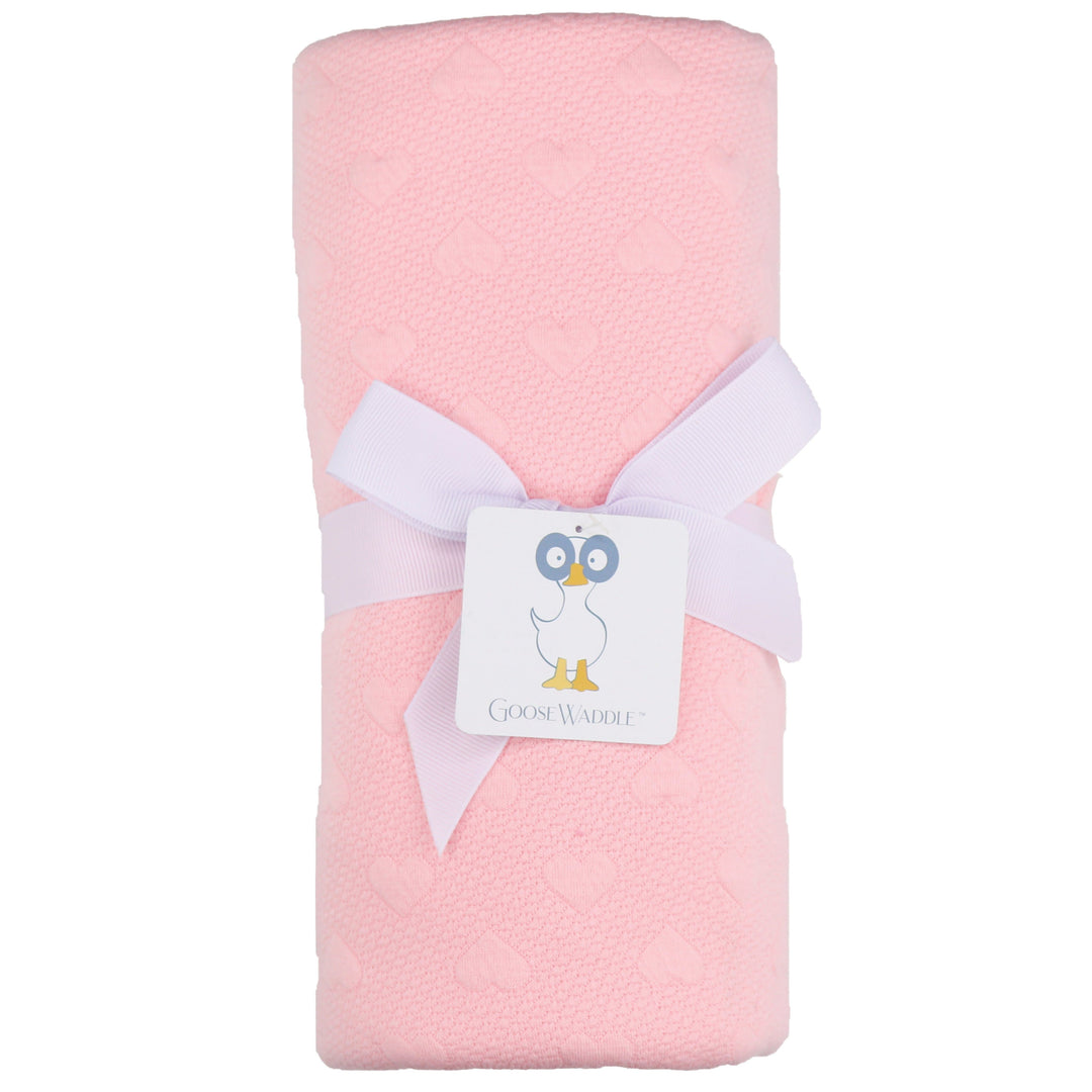 GooseWaddle + Pello - Knit Blanket - Pink