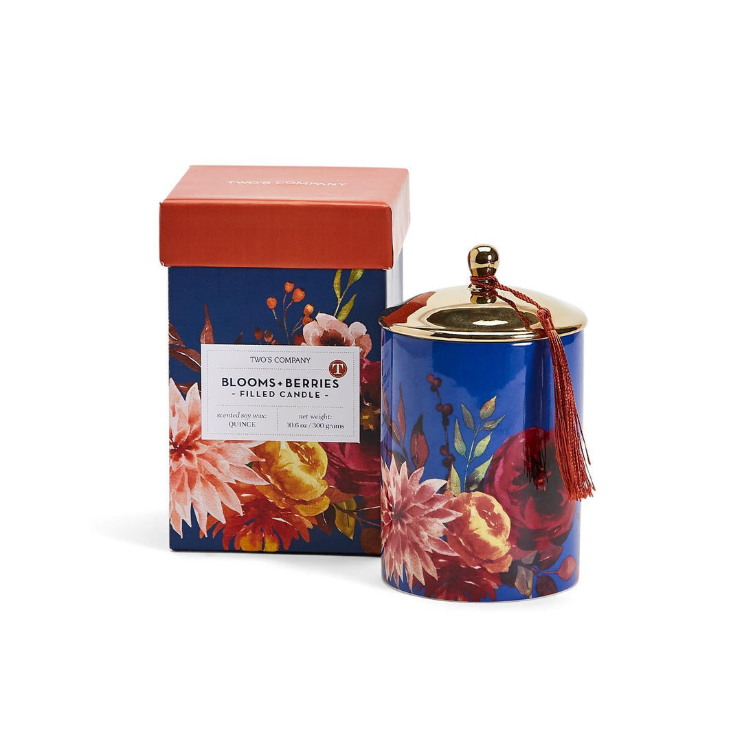 Blooms and Berries Scented Candle in Gift Box