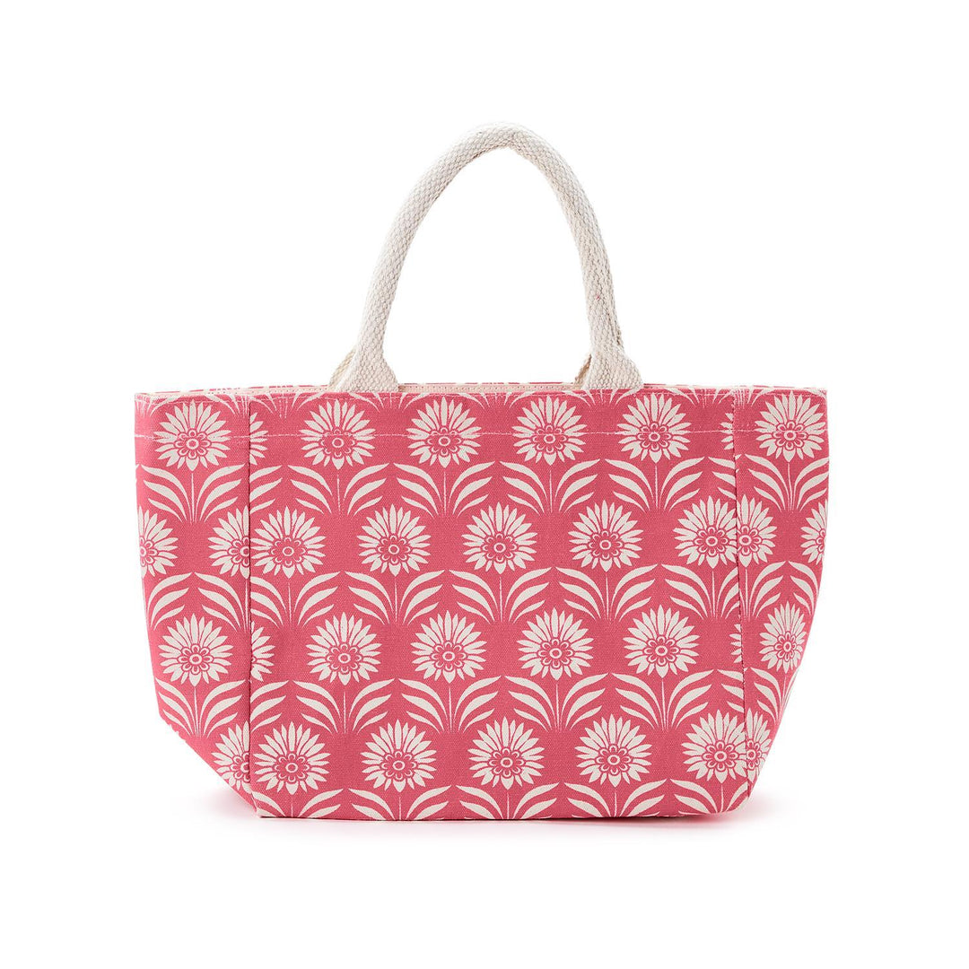 Palm Deco Print Thermal Lunch Tote Bag Asst 2 Colors