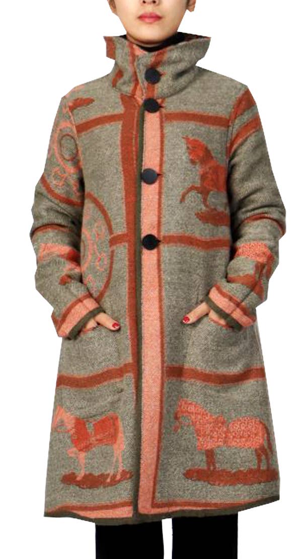 Winding River - Med Orange Reversible Coat – Gallop Collection
