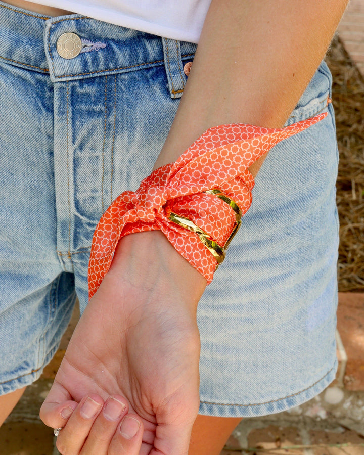 Caroline Hill - Serafina Scarf Bracelet Orange: Default