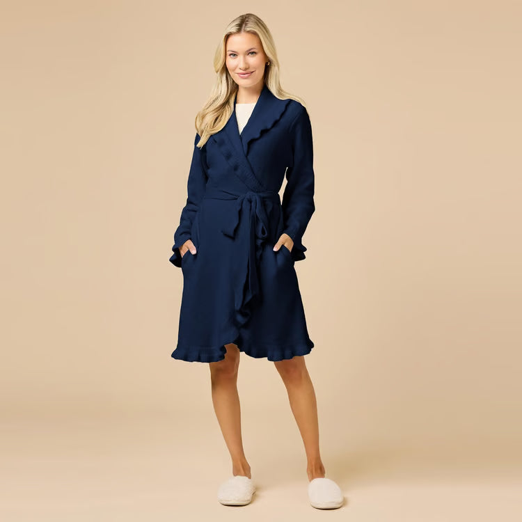 36" Ruffle Chenille Robe