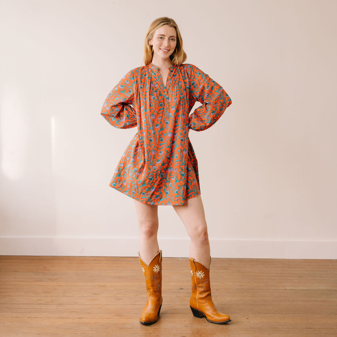 Sunshine Tienda - Wildflower Tango Lilly Dress: L
