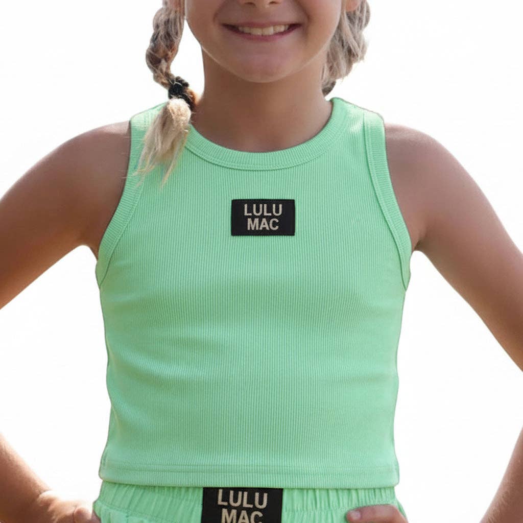 Girlie Girl Originals - LM-KTK-1000 MINT KIDS SOLID TANK: MINT / Youth Large