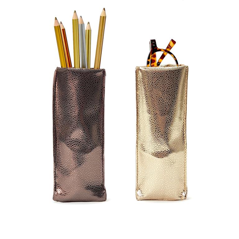 Faux Snake Skin Eyeglasses / Accessory Holder -2 Colors