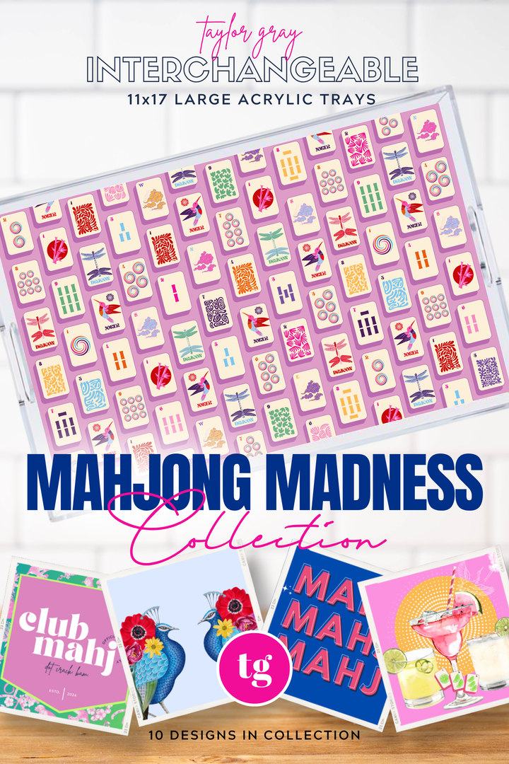 TAYLOR GRAY - 11x17 MAHJONG MADNESS insert set of 10