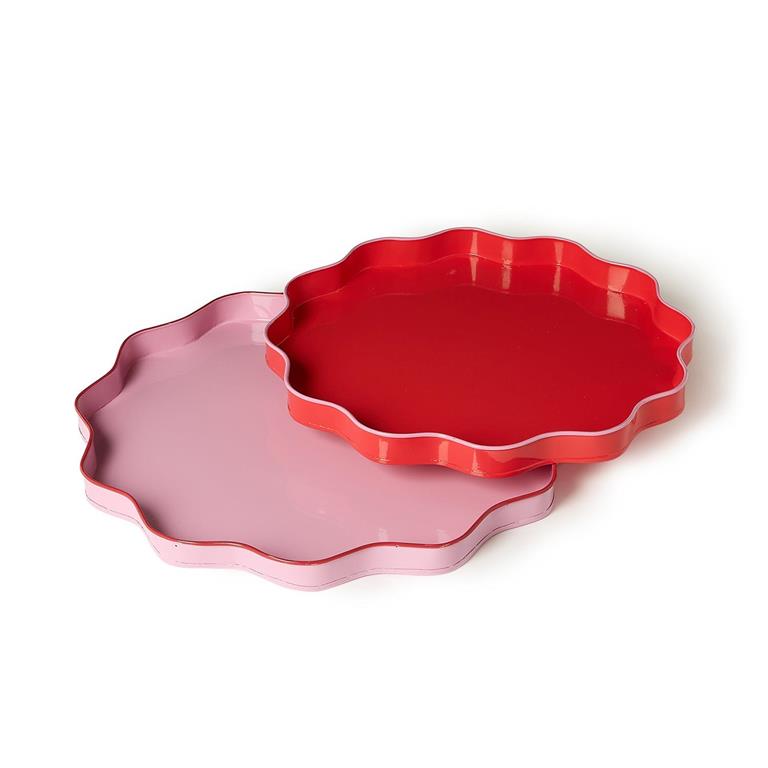 Scalloped Trays (In 2 Colorways)