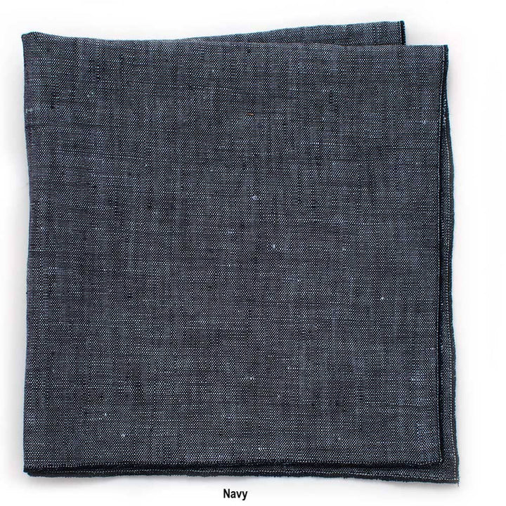 General Knot & Co. - Irish Linen Pocket Squares: White