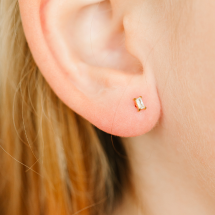 Pierced Co - Tiny Baguette Studs