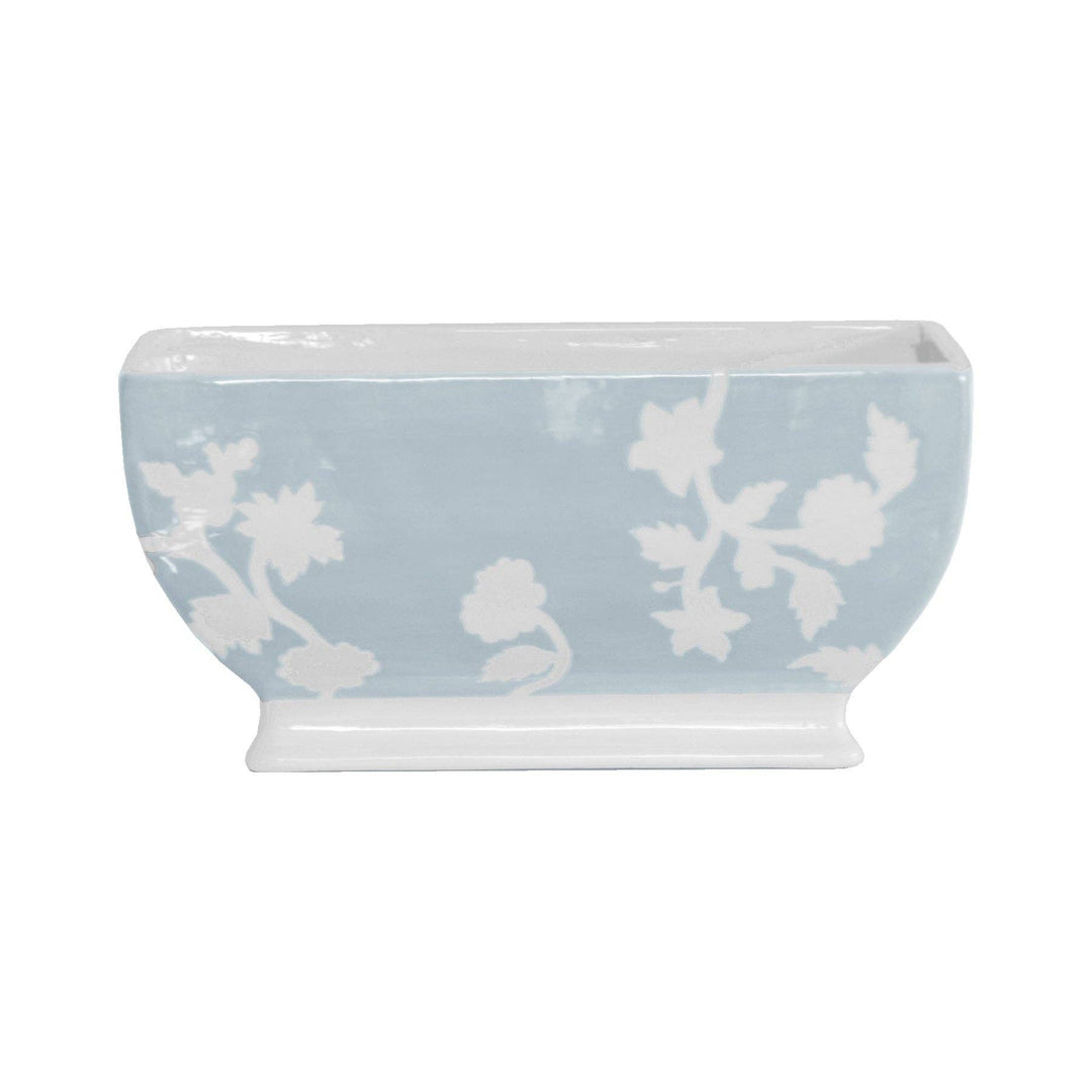 Lo Home by Lauren Haskell Designs - Chinoiserie Dreams Planter: French Blue