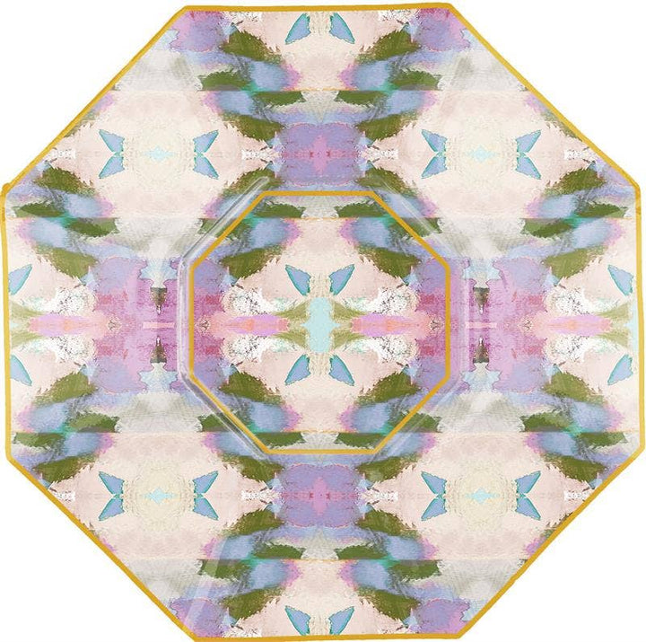 Marye-Kelley - Begonia  by Laura Park Decoupage Glass Plate: 5" Octagonal