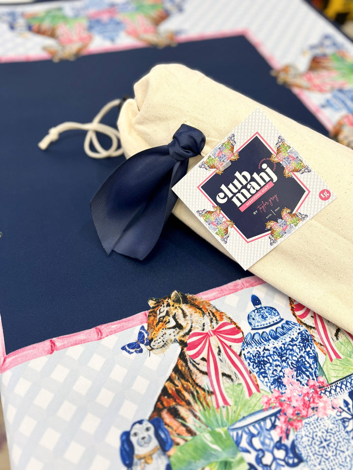 TAYLOR GRAY - Mahjong Mat Chinoiserie