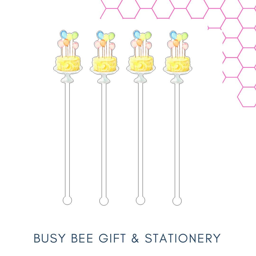 Busy Bee Gift & Stationery - Happy Birthday Frost Flex 16 oz Cups