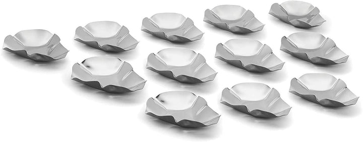 Fox Run Brands - Outset Stainless Steel Oyster shell, 12 pack