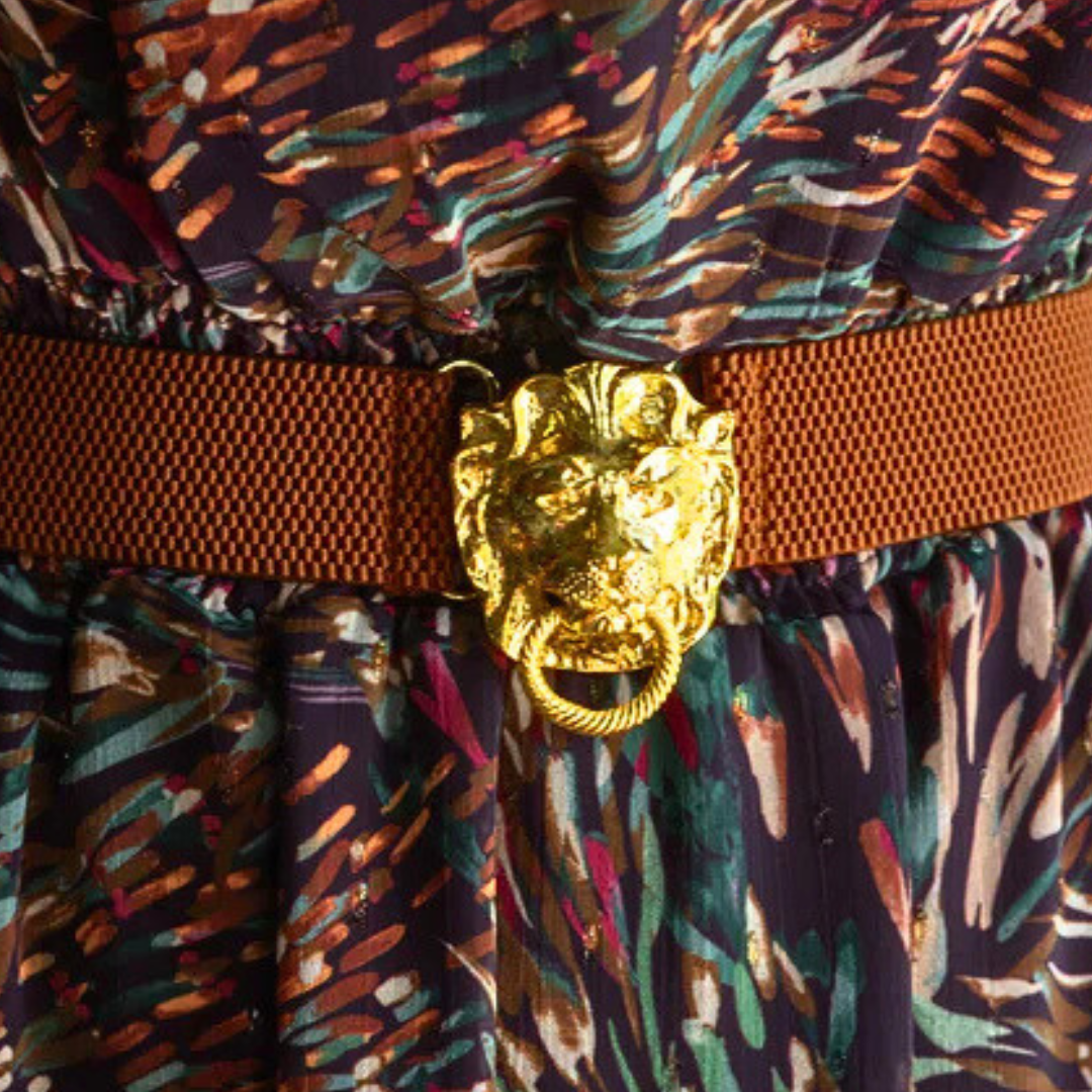 Garland - Dark Brown Interchangeable Stretch Belt Band : Dark Brown / S