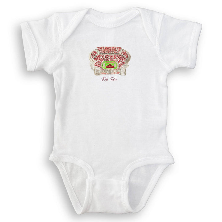 French Graffiti - Alabama Football Stadium with Quote: Dishtowel