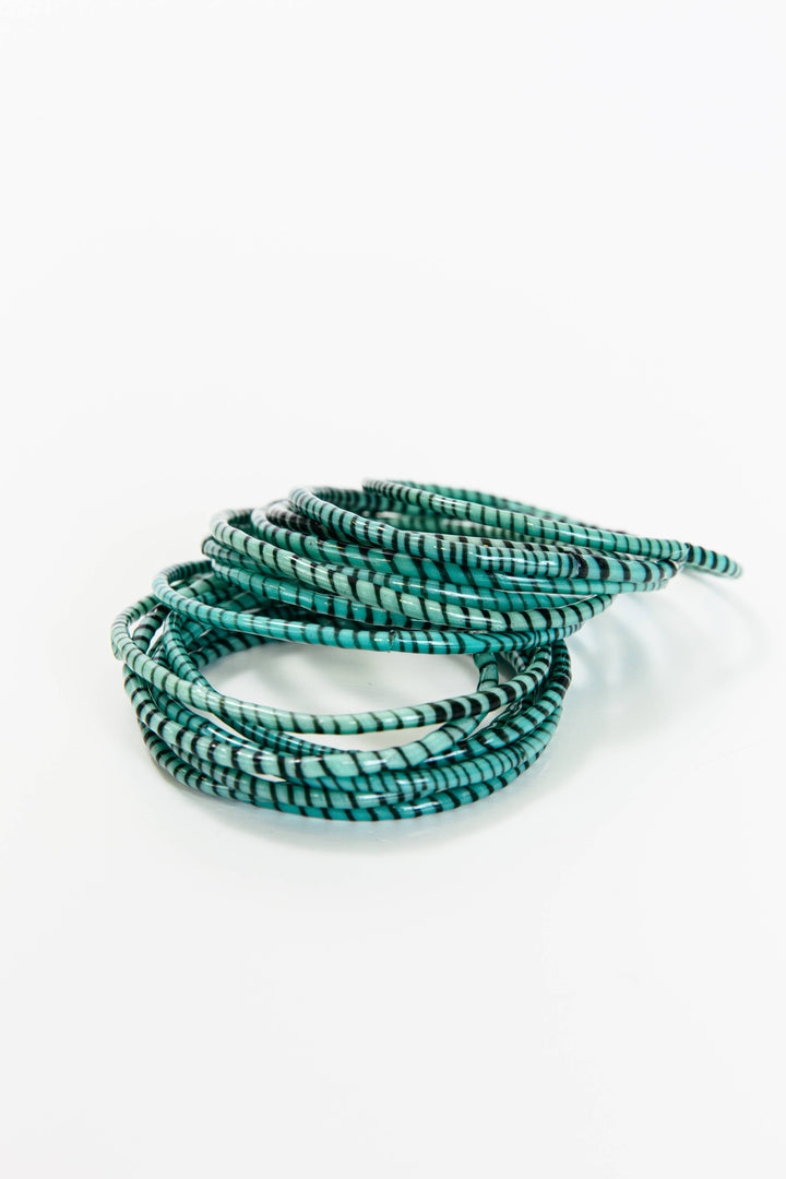 BECASA - Beach Bangles - Stormy Turquoise