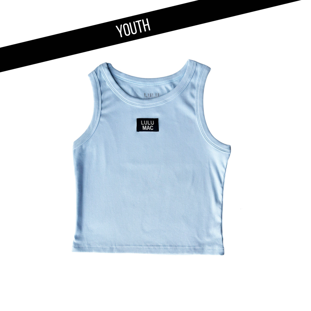 Lulu Mac Youth LIGHT BLUE SOLID TANK