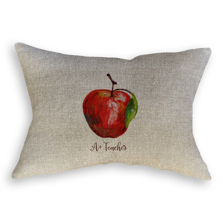 French Graffiti - Apple with A+ Teacher: Dishtowel