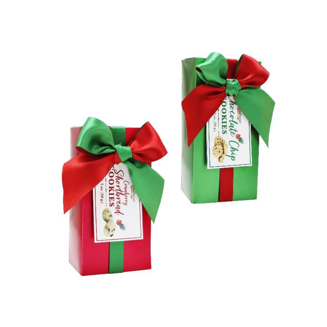 Too Good Gourmet - Christmas Cookies - Cranberry Shortbread & Chocolate Chip: Green Box: Chocolate Chip