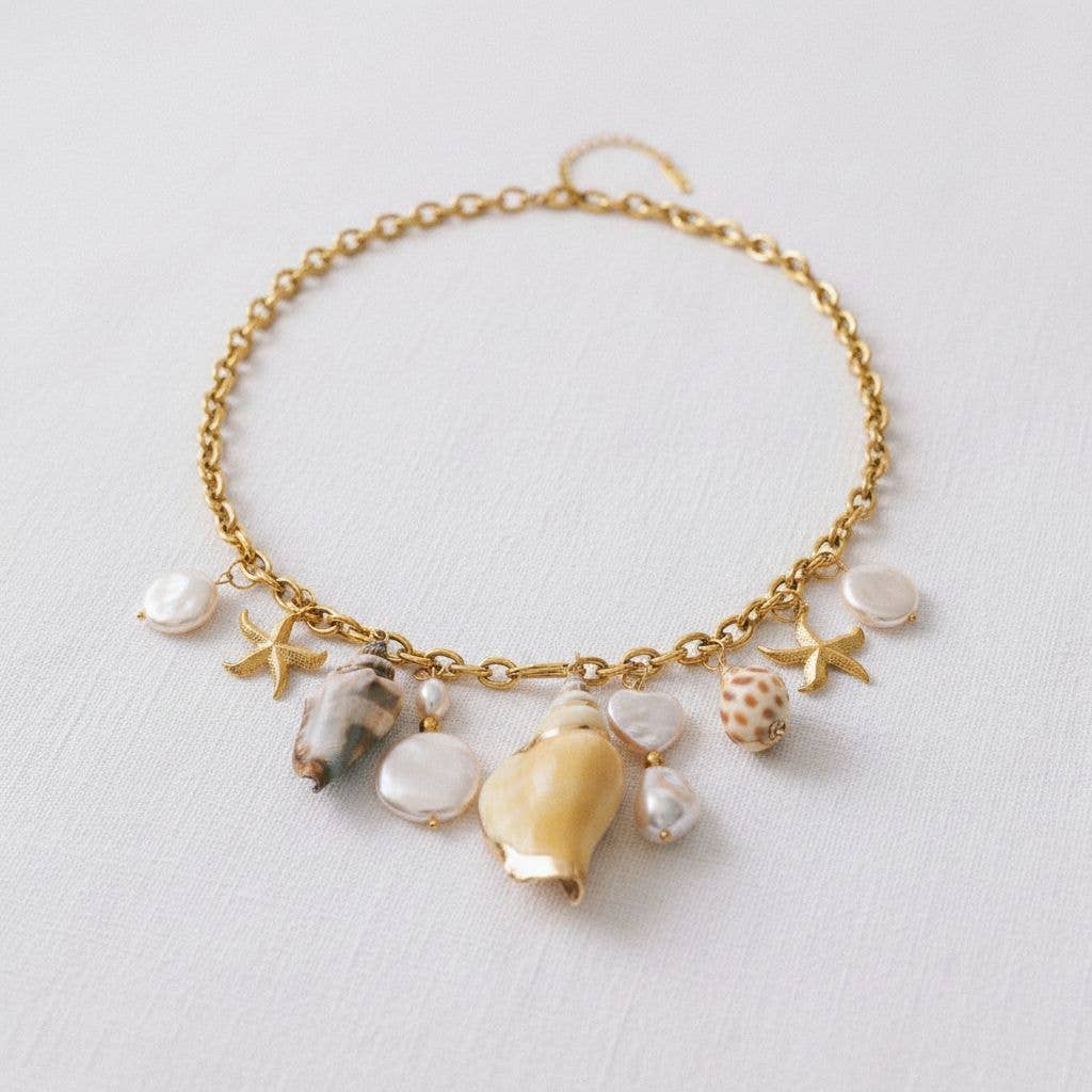 paperln - Shell Pendant Necklace: A15