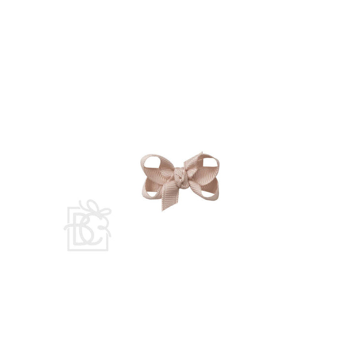 Beyond Creations, LLC - SIGNATURE GROSGRAIN BOW ON CLIP: 5.5" Huge - 2.25" Ribbon on Alligator Clip / HOT PINK