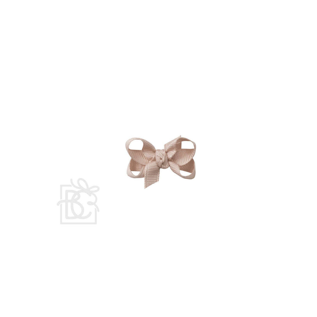 Beyond Creations, LLC - SIGNATURE GROSGRAIN BOW ON CLIP: 4.5" Large - 1.5" Ribbon on Alligator Clip / LT. YELLOW