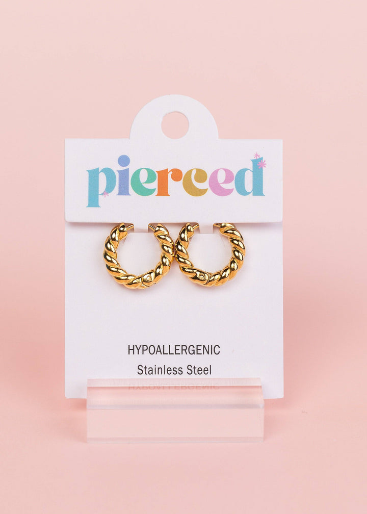 Pierced Co - Rope Huggies