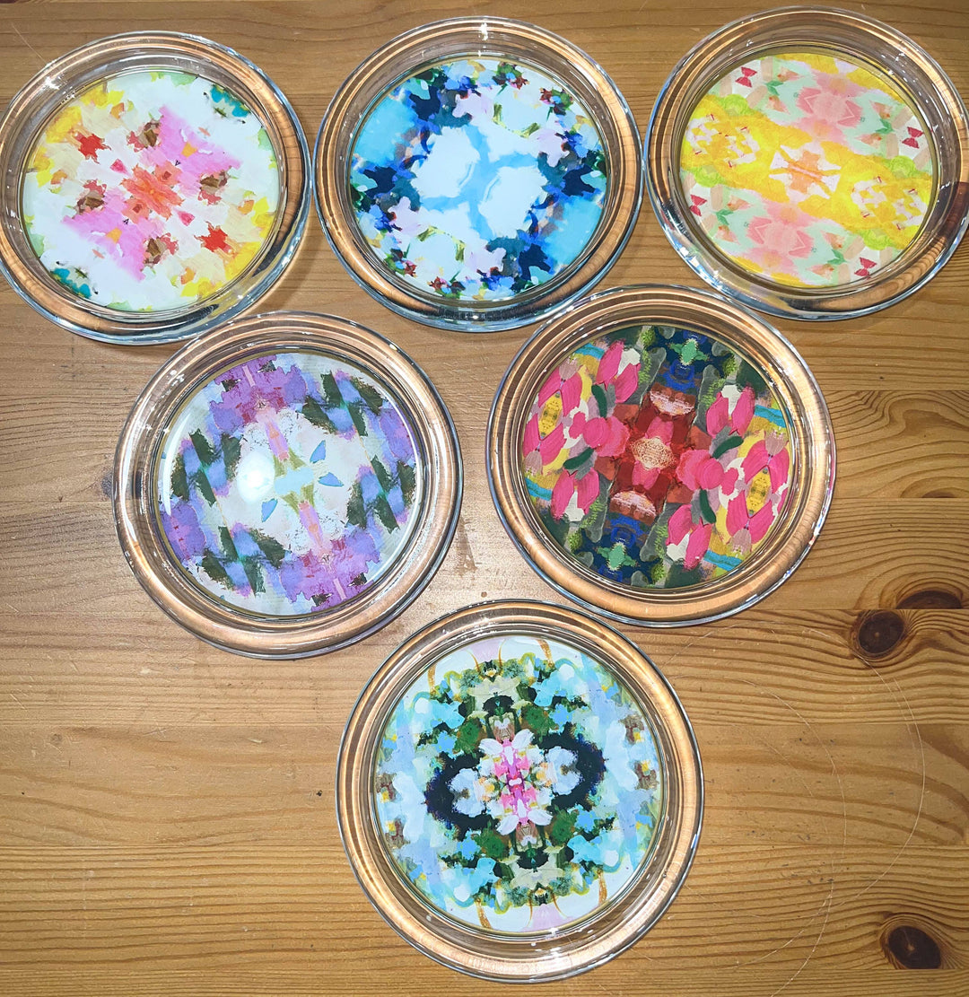 Marye-Kelley - Nantucket Bloom by Laura Park  Coaster