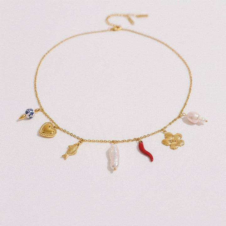 paperln - Shell Pendant Necklace: A15