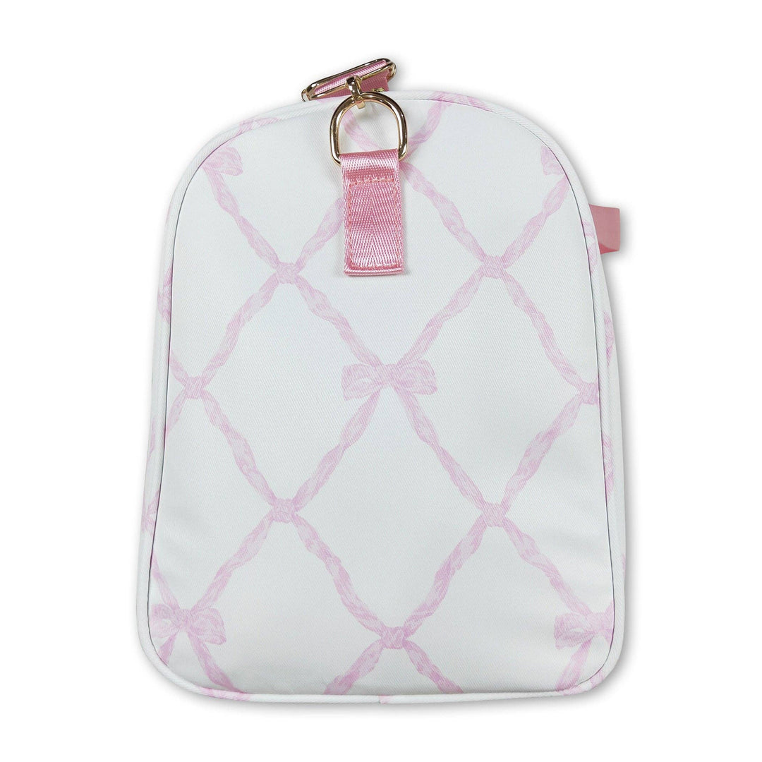 Yawoo Garments - Pink bow duffel bag