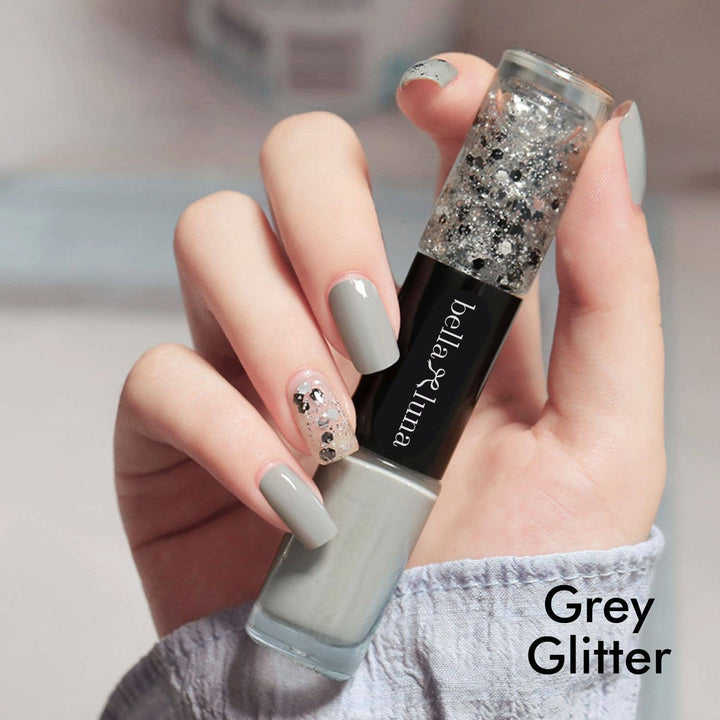 Tiny Gift Society - Double Nail Polish - Trendy Colors, Glitter Polish Gift: Pastel Mix