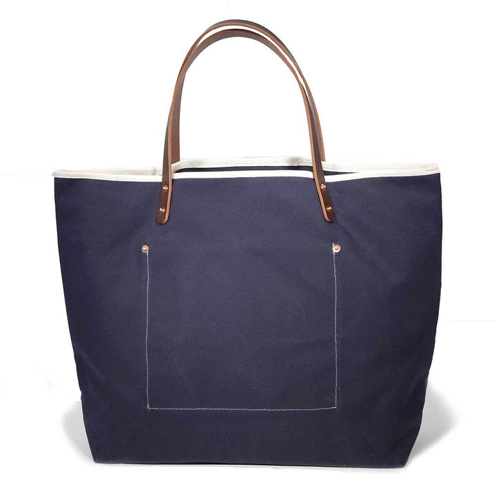 General Knot & Co. - True Navy Waxed Canvas All Day Tote