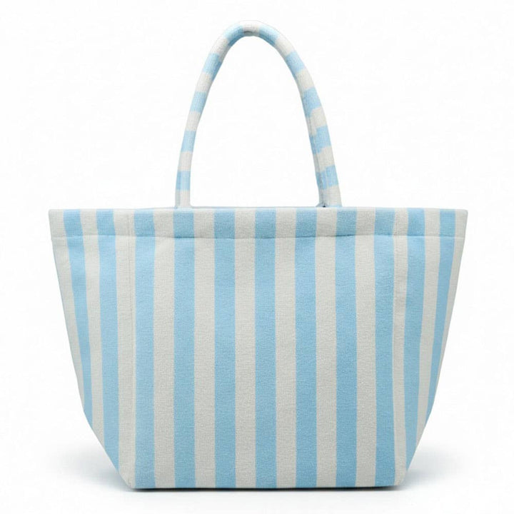 Sensibling Corp. - Striped Terry Tote Bag: Pink&Green