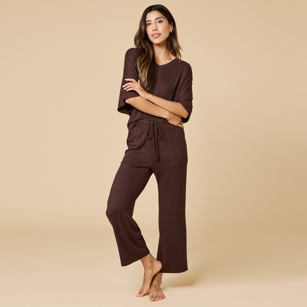 Dream Relaxed V-Neck Capri Set