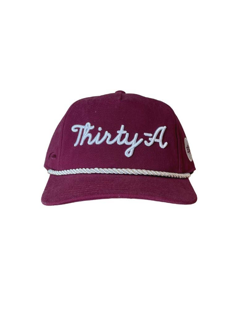 30A Gear - Thirty-A Script Hat With SEC Colorways: Alabama