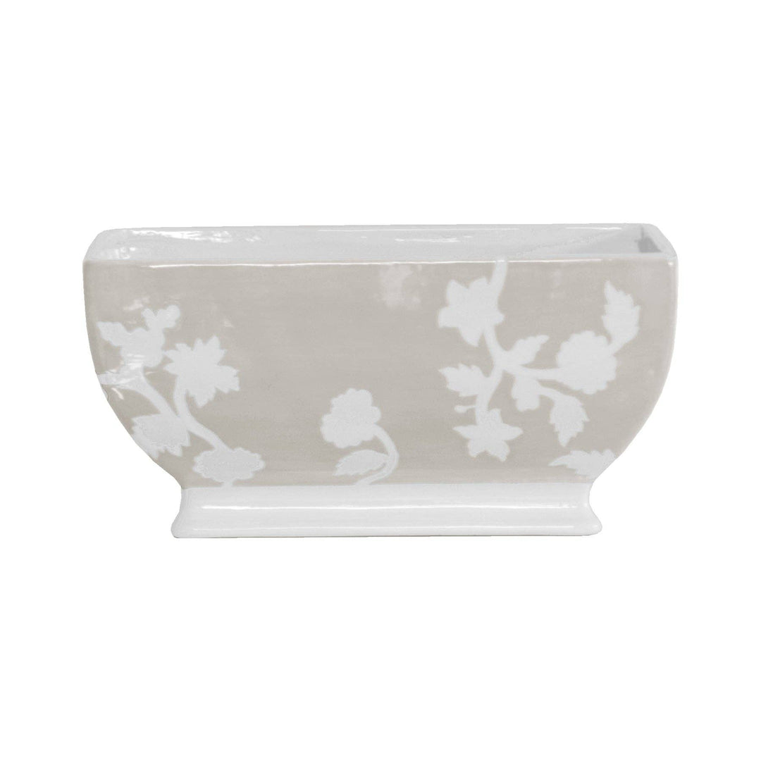 Lo Home by Lauren Haskell Designs - Chinoiserie Dreams Planter: French Blue