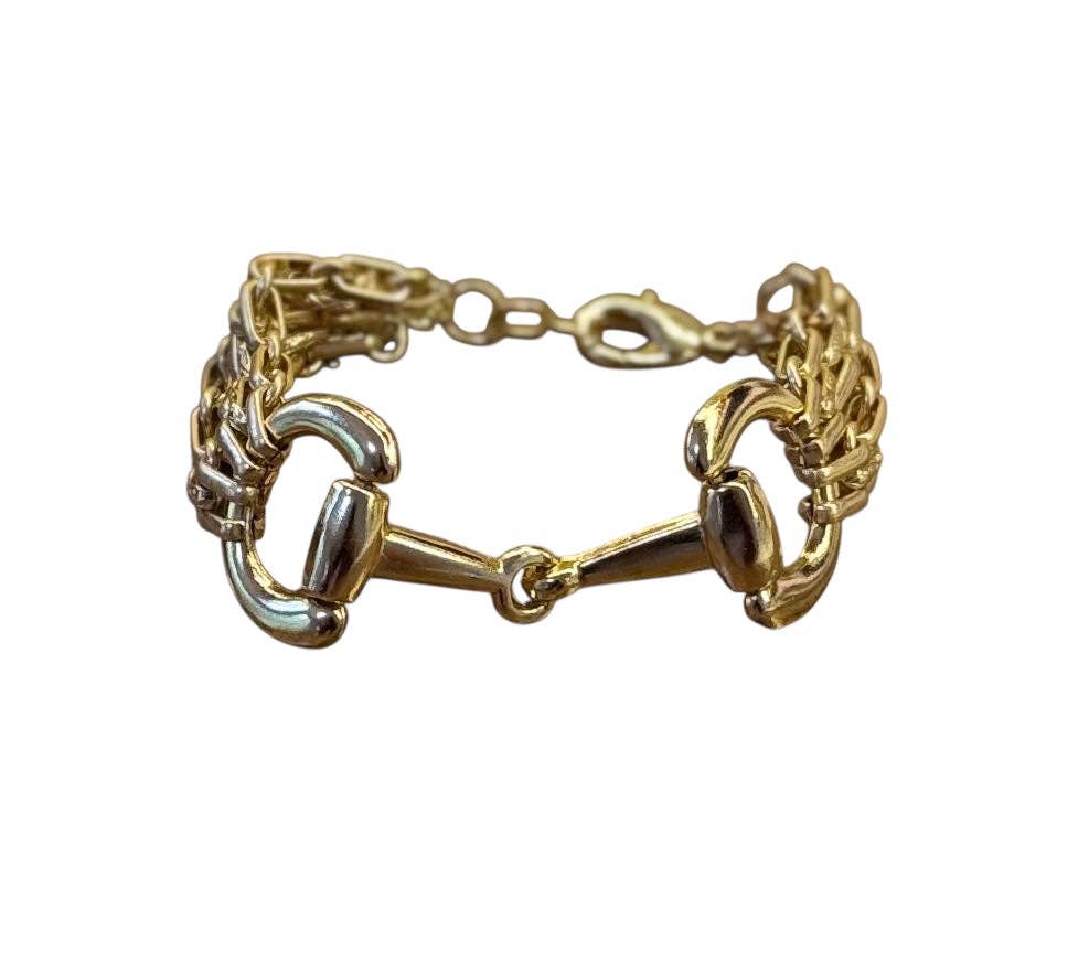BMR - Emma: Gold Chain/Gold Horse Bit