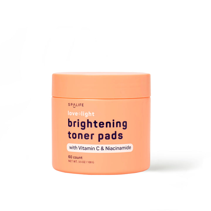 My Spa Life - Love + light Korean Skincare Brightening Toner Pads - 60 Ct