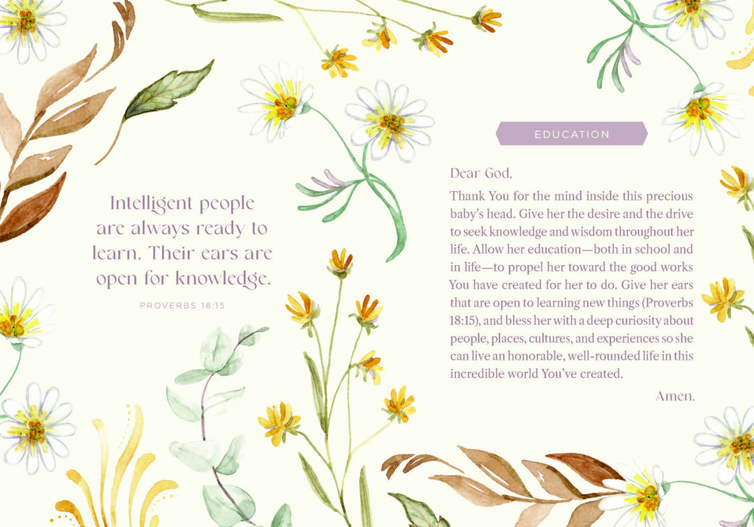 Harvest House Publishers Gift & Specialty Books - Prayers for My Baby Girl: Hardcover / English