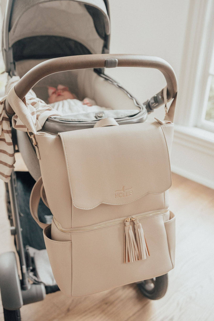 Hollis - Diaper Bag: Nude