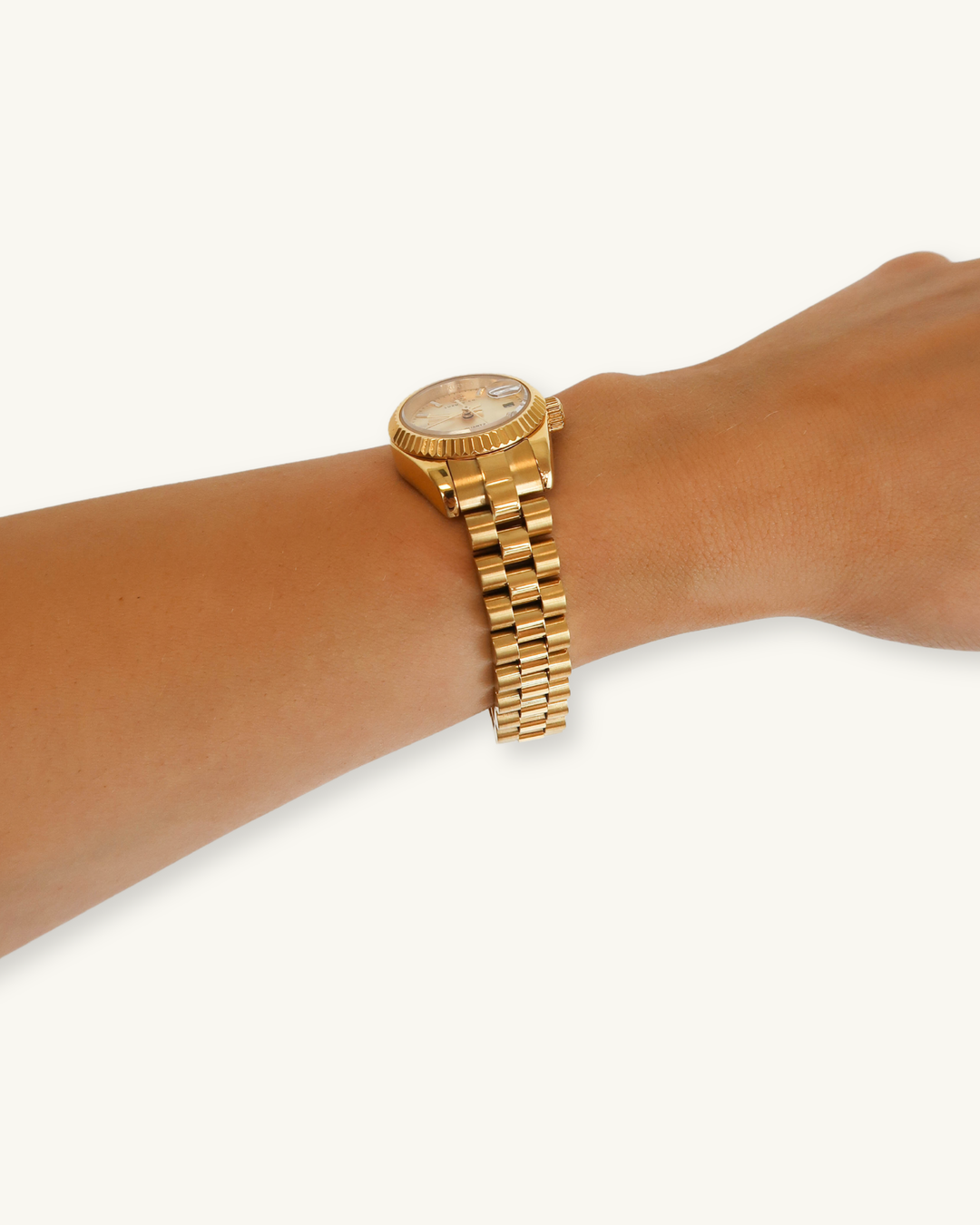 C&C LUXURY CO. - PRESIDENT WATCH - Gold & Gold: 31mm