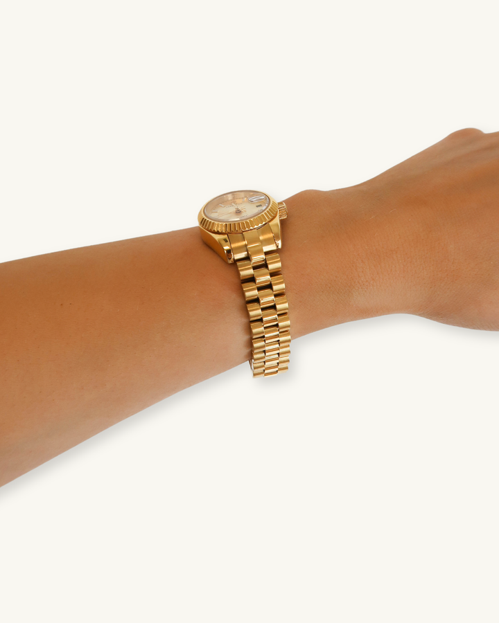 C&C LUXURY CO. - PRESIDENT WATCH - Gold & Gold: 31mm