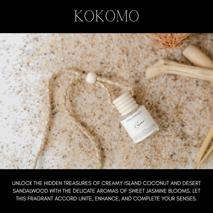 HOLLOWOOD FRAGRANCE - Summer Car Diffusers: STRAIGHT BEACHIN